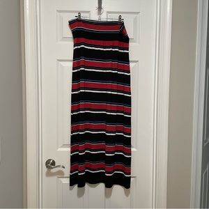 Max Studio Striped Maxi Skirt